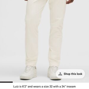 lululemon athletica Men's Off-White Chinos